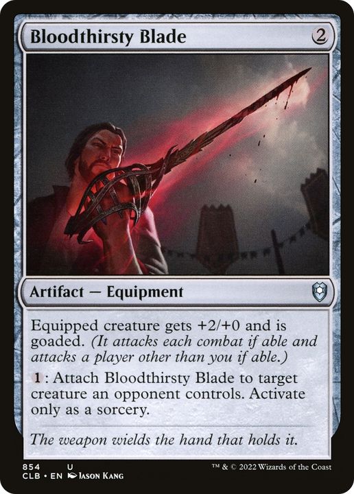 Bloodthirsty Blade in the group Magic the Gathering / Types / Artifacts / Artifact at Proxyprinters.com (70174)