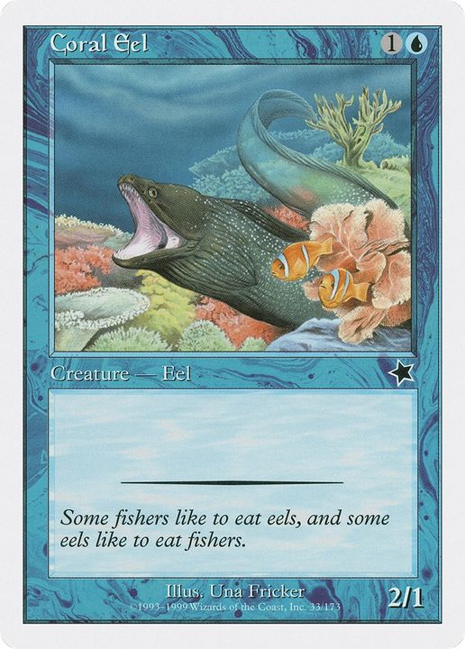 Coral Eel in the group Magic the Gathering / Types / Colors / Blue at Proxyprinters.com (70186)