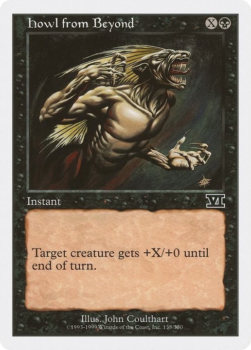 Howl from Beyond in the group Magic the Gathering / Types / Colors / Black at Proxyprinters.com (70195)