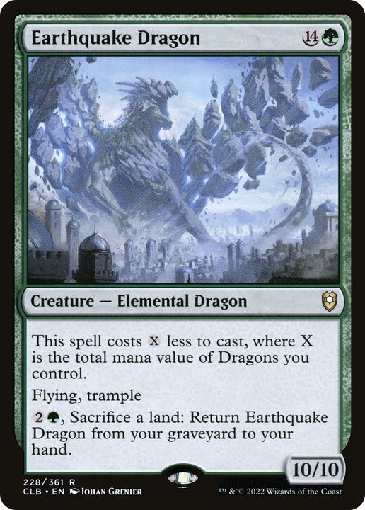 Earthquake Dragon in the group Magic the Gathering / Types / Colors / Green at Proxyprinters.com (70199)