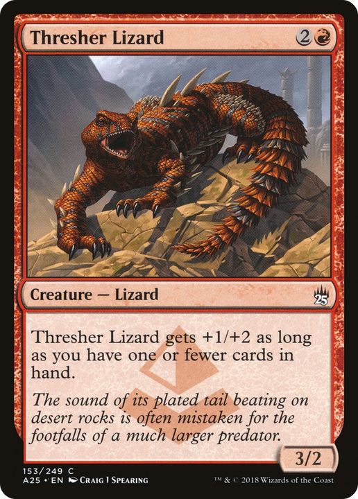 Thresher Lizard in the group Magic the Gathering / Types / Colors / Red at Proxyprinters.com (70204)