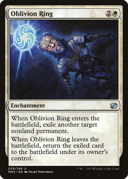 Oblivion Ring in the group Magic the Gathering / Sets / Modern Masters 2017 at Proxyprinters.com (70206)