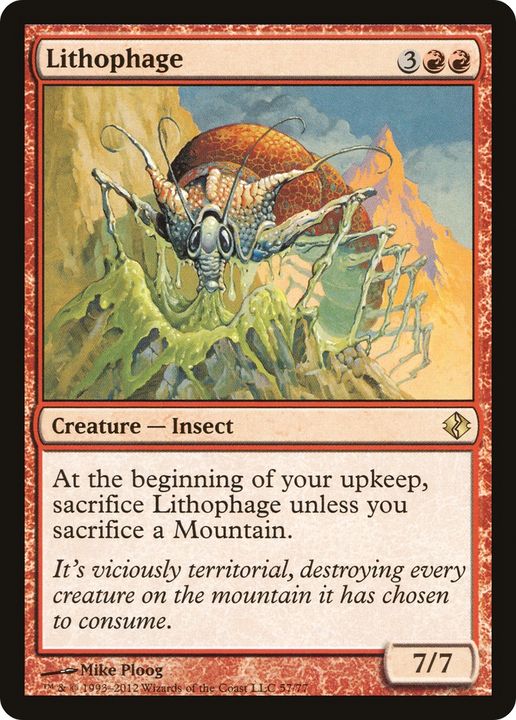 Lithophage in the group Magic the Gathering / Types / Colors / Red at Proxyprinters.com (70209)