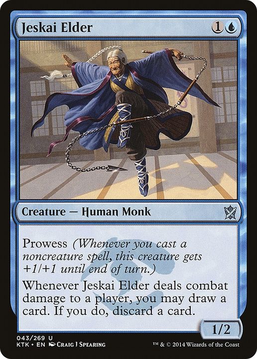 Jeskai Elder in the group Magic the Gathering / Sets / Khans of Tarkir at Proxyprinters.com (70216)