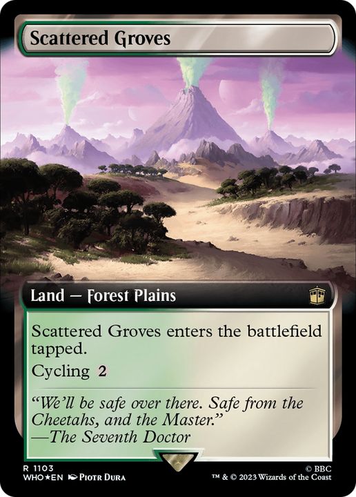 Scattered Groves in the group Magic the Gathering / Sets / Doctor Who at Proxyprinters.com (70219)