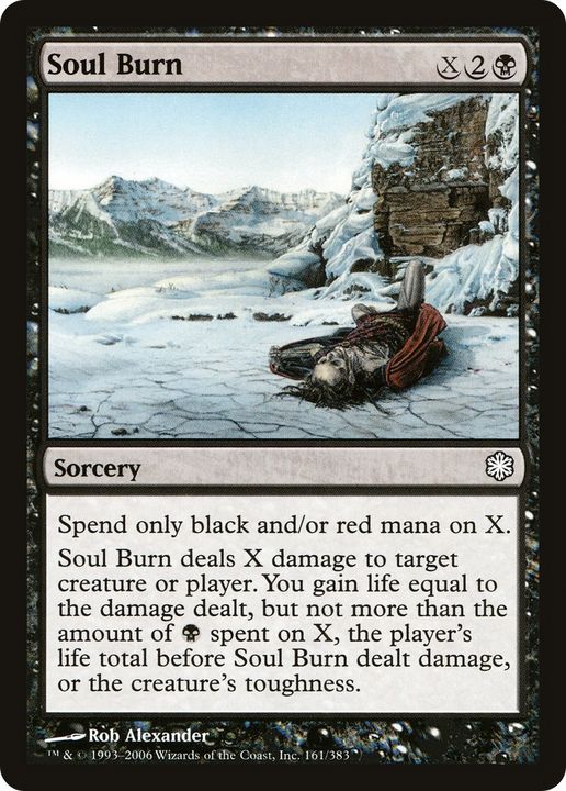 Soul Burn in the group Magic the Gathering / Sets / Coldsnap Theme Decks at Proxyprinters.com (70248)