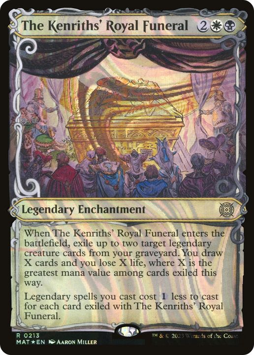 The Kenriths' Royal Funeral in the group Magic the Gathering / Types / Enchantment / Legendary Enchantment at Proxyprinters.com (70269)