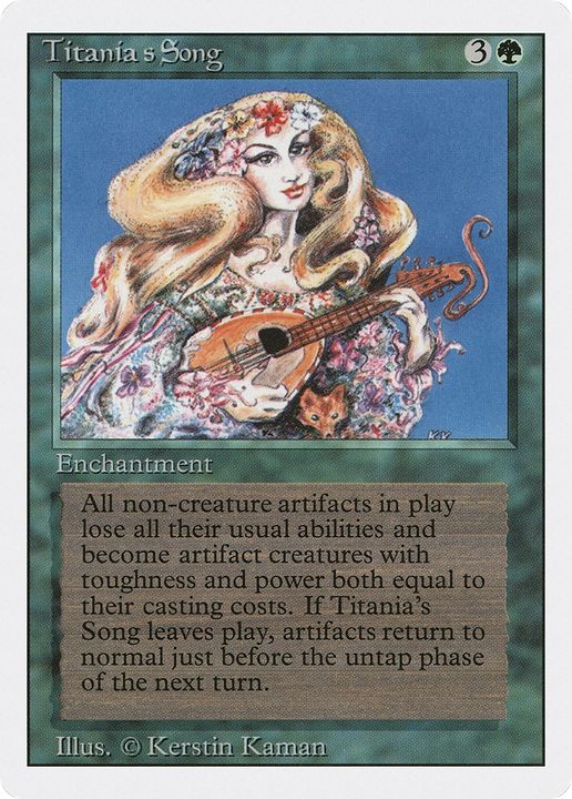 Titania's Song in the group Magic the Gathering / Types / Enchantment / Enchantment at Proxyprinters.com (70283)