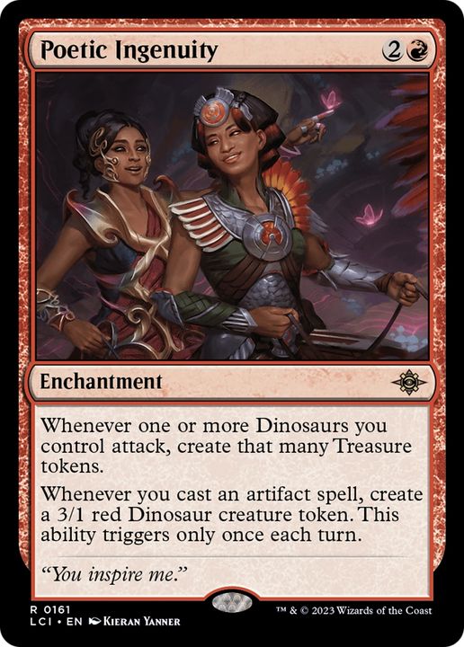 Poetic Ingenuity in the group Magic the Gathering / Sets / The Lost Caverns of Ixalan at Proxyprinters.com (70300)