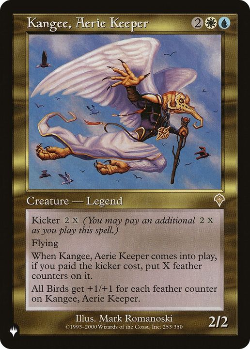 Kangee, Aerie Keeper in the group Magic the Gathering / Types / Colors / Multicolors / U, W at Proxyprinters.com (70302)