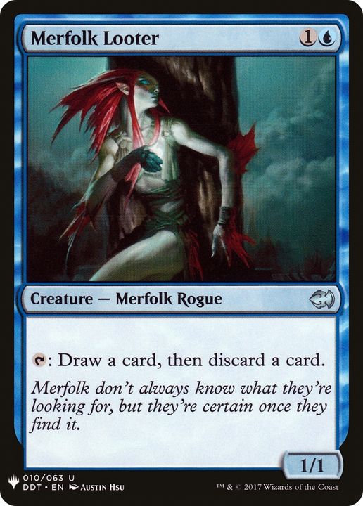 Merfolk Looter in the group Magic the Gathering / Sets / The List at Proxyprinters.com (70307)