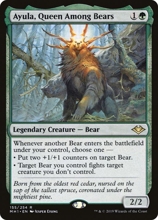 Ayula, Queen Among Bears in the group Magic the Gathering / Sets / Modern Horizons 2 at Proxyprinters.com (70328)