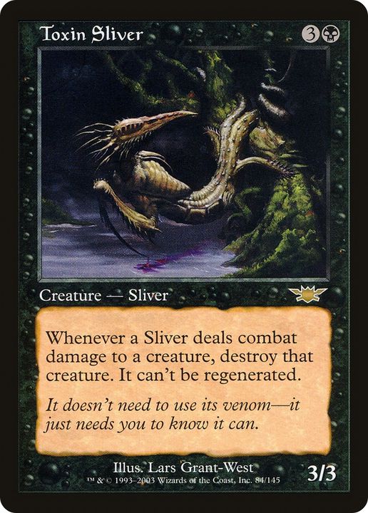 Toxin Sliver in the group Magic the Gathering / Types / Colors / Black at Proxyprinters.com (70332)