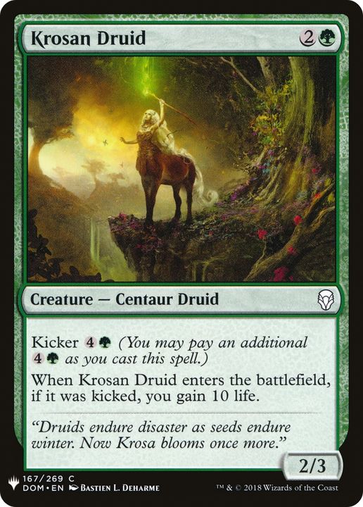 Krosan Druid in the group Magic the Gathering / Types / Colors / Green at Proxyprinters.com (70348)