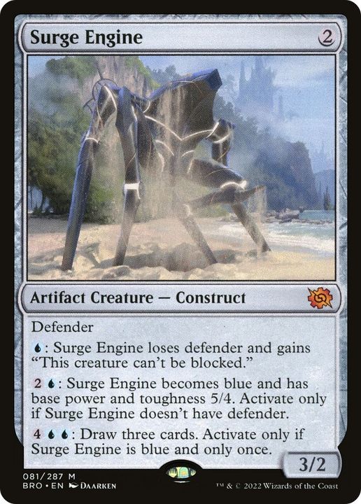 Surge Engine in the group Magic the Gathering / Sets / The Brothers' War at Proxyprinters.com (7037)