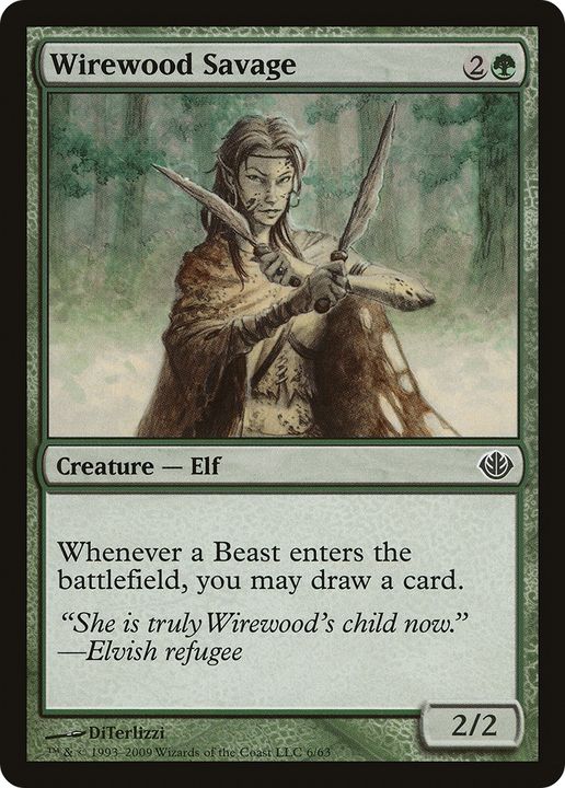 Wirewood Savage in the group Magic the Gathering / Types / Creatures / Elf at Proxyprinters.com (70372)