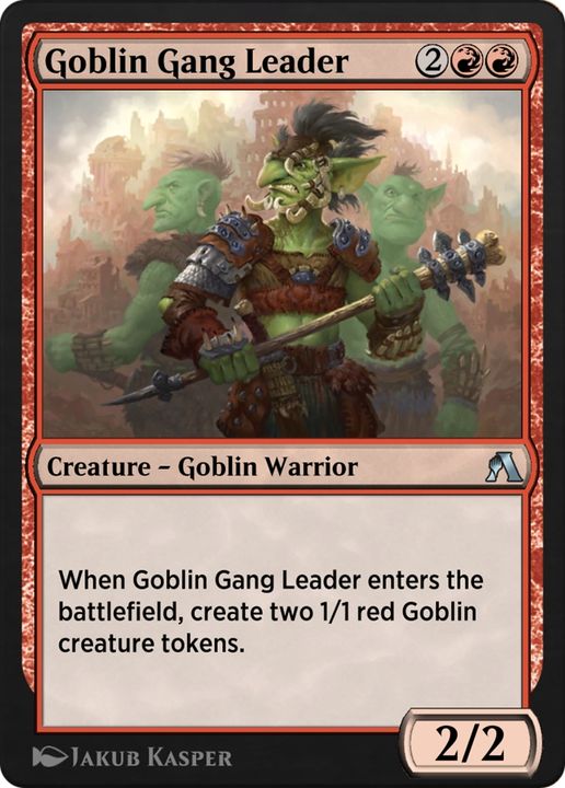 Goblin Gang Leader in the group Magic the Gathering / Sets / Arena Beginner Set at Proxyprinters.com (70378)