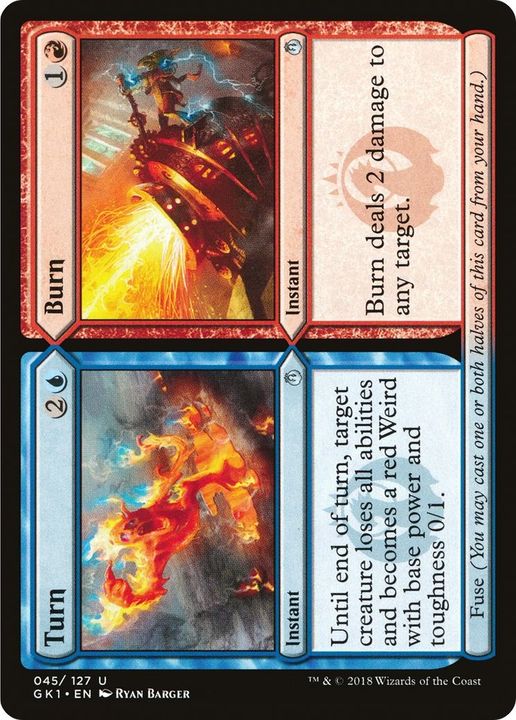 Turn // Burn in the group Magic the Gathering / Sets / Game Day Promos at Proxyprinters.com (704)