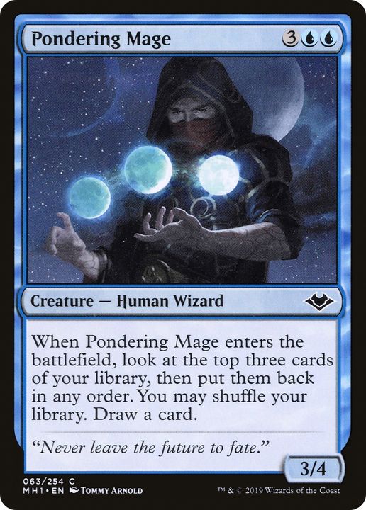 Pondering Mage in the group Magic the Gathering / Sets / Modern Horizons 2 at Proxyprinters.com (70426)