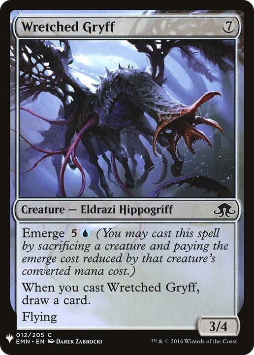 Wretched Gryff in the group Magic the Gathering / Types / Colors / Colorless at Proxyprinters.com (70430)