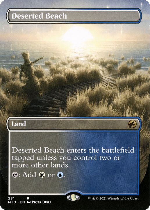 Deserted Beach in the group Magic the Gathering / Sets / Innistrad: Midnight Hunt at Proxyprinters.com (70437)