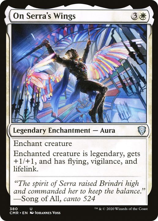 On Serra's Wings in the group Magic the Gathering / Types / Enchantment / Legendary Enchantment at Proxyprinters.com (70457)