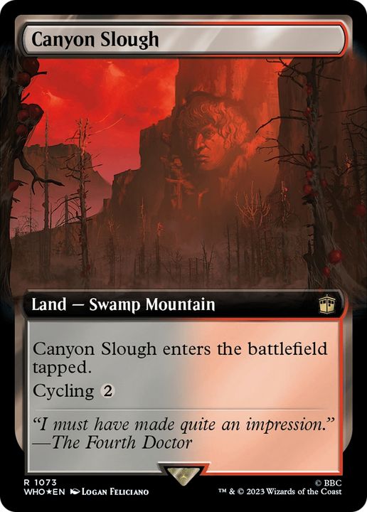 Canyon Slough in the group Magic the Gathering / Types / Land / Mountain at Proxyprinters.com (70493)