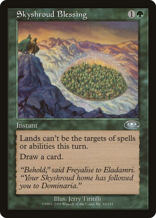 Skyshroud Blessing in the group Magic the Gathering / Types / Colors / Green at Proxyprinters.com (70496)