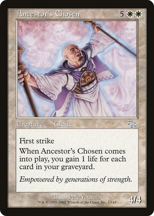 Ancestor's Chosen in the group Magic the Gathering / Types / Creatures / Human at Proxyprinters.com (70513)