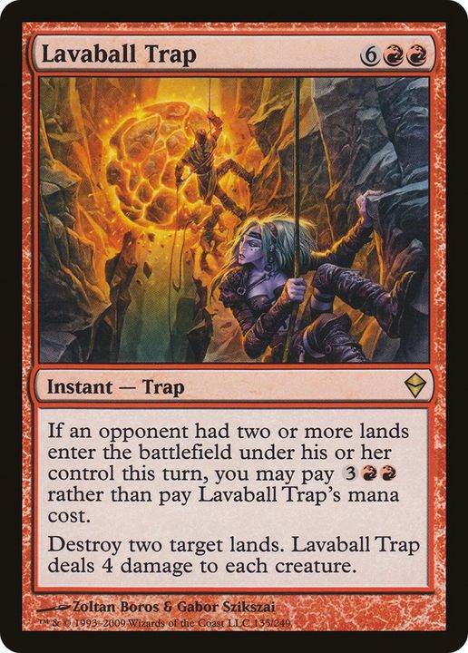 Lavaball Trap in the group Magic the Gathering / Types / Colors / Red at Proxyprinters.com (70519)