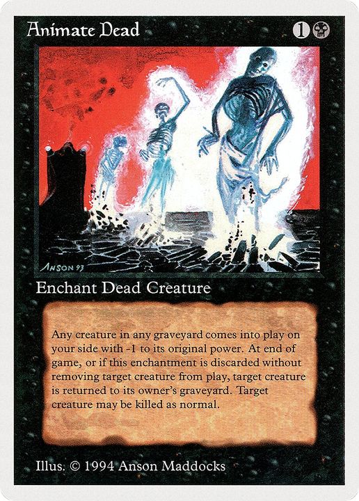 Animate Dead in the group Magic the Gathering / Types / Colors / Black at Proxyprinters.com (70523)