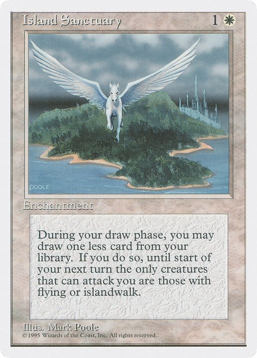 Island Sanctuary in the group Magic the Gathering / Sets / Fourth Edition at Proxyprinters.com (70572)