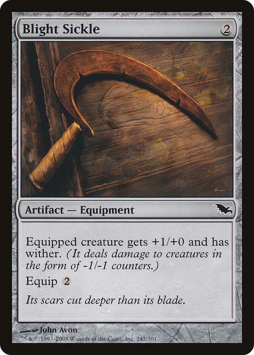 Blight Sickle in the group Magic the Gathering / Sets / Shadowmoor at Proxyprinters.com (70583)