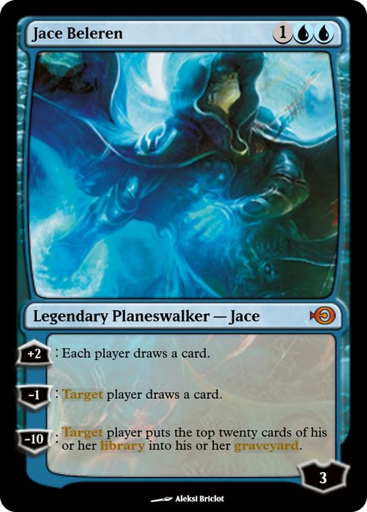 Jace Beleren in the group Magic the Gathering / Types / Colors / Blue at Proxyprinters.com (70608)