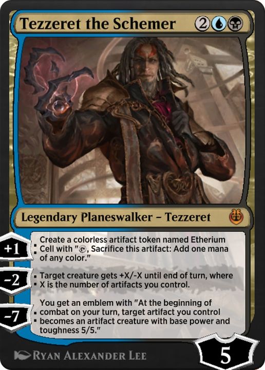 Tezzeret the Schemer in the group Magic the Gathering / Sets / Kaladesh Remastered at Proxyprinters.com (70611)