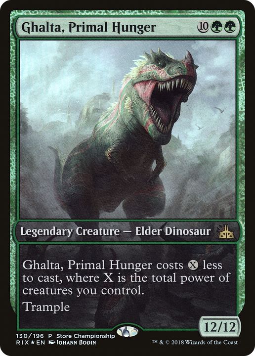 Ghalta, Primal Hunger in the group Magic the Gathering / Sets / RNA Guild Kit Tokens at Proxyprinters.com (70622)