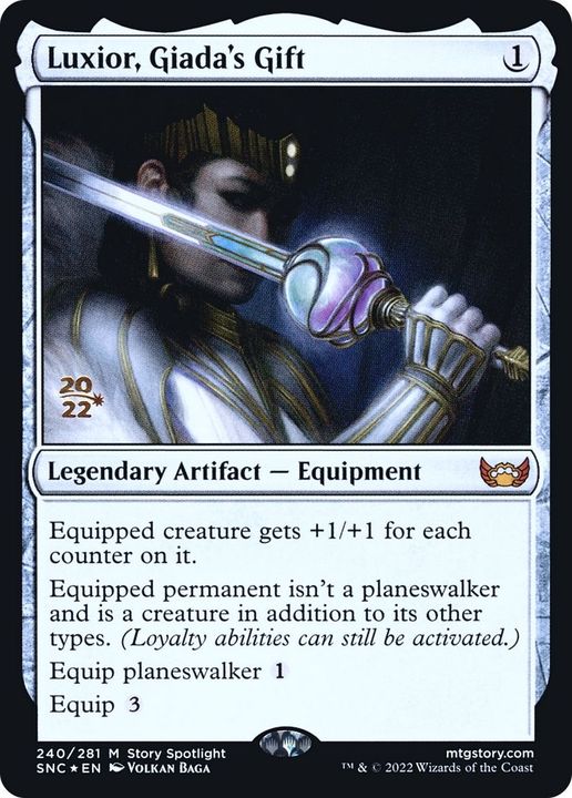 Luxior, Giada's Gift in the group Magic the Gathering / Types / Artifacts / Legendary Artifact at Proxyprinters.com (7063)