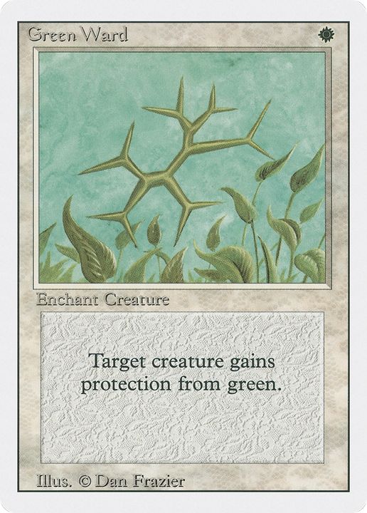 Green Ward in the group Magic the Gathering / Types / Colors / White at Proxyprinters.com (70639)