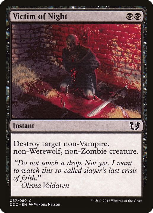 Victim of Night in the group Magic the Gathering / Types / Colors / Black at Proxyprinters.com (70642)