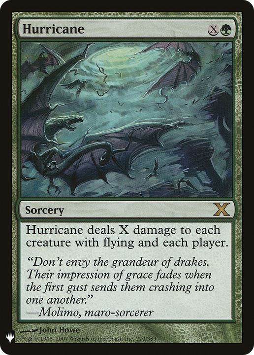 Hurricane in the group Magic the Gathering / Types / Colors / Green at Proxyprinters.com (70651)