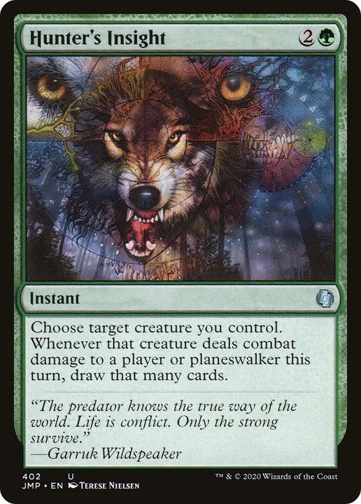 Hunter's Insight in the group Magic the Gathering / Types / Colors / Green at Proxyprinters.com (70654)