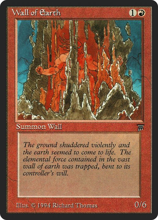 Wall of Earth in the group Magic the Gathering / Types / Colors / Red at Proxyprinters.com (70656)