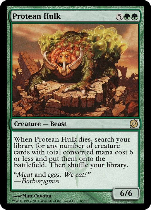 Protean Hulk in the group Magic the Gathering / Types / Colors / Green at Proxyprinters.com (70664)