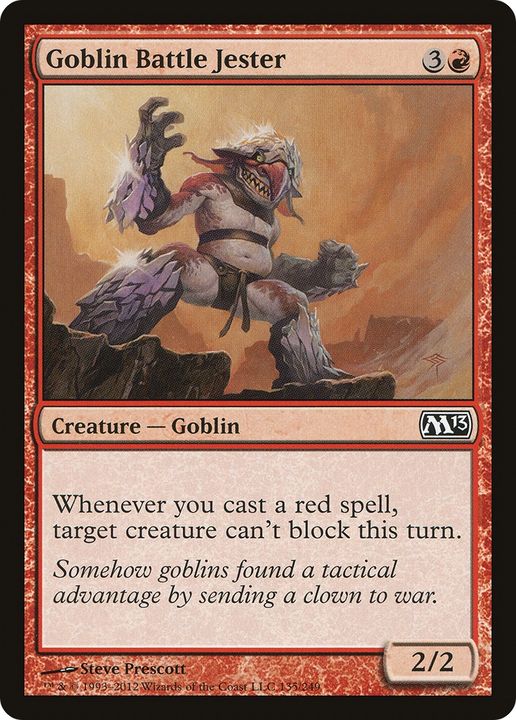 Goblin Battle Jester in the group Magic the Gathering / Types / Creatures / Goblin at Proxyprinters.com (70675)