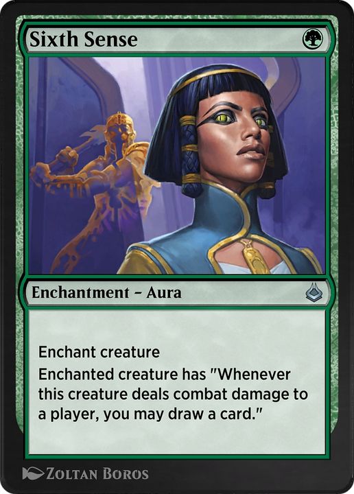 Sixth Sense in the group Magic the Gathering / Types / Colors / Green at Proxyprinters.com (70683)