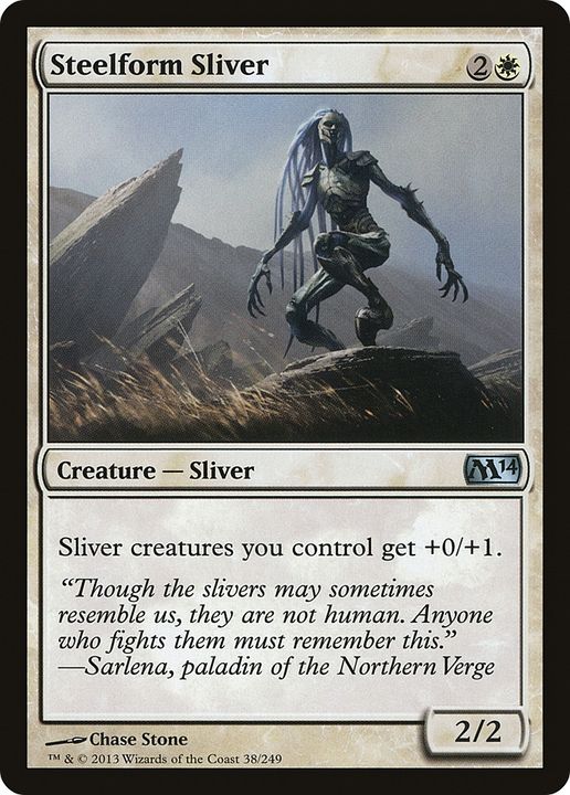 Steelform Sliver in the group Magic the Gathering / Types / Colors / White at Proxyprinters.com (70718)