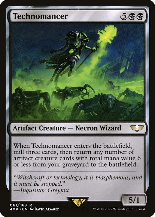 Technomancer in the group Magic the Gathering / Types / Creatures / Wizard at Proxyprinters.com (70723)