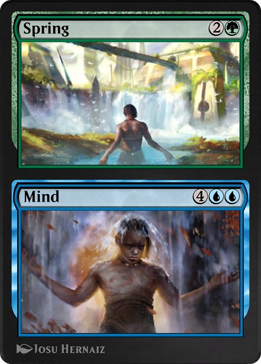 Spring // Mind in the group Magic the Gathering / Types / Colors / Multicolors / G, U at Proxyprinters.com (70738)