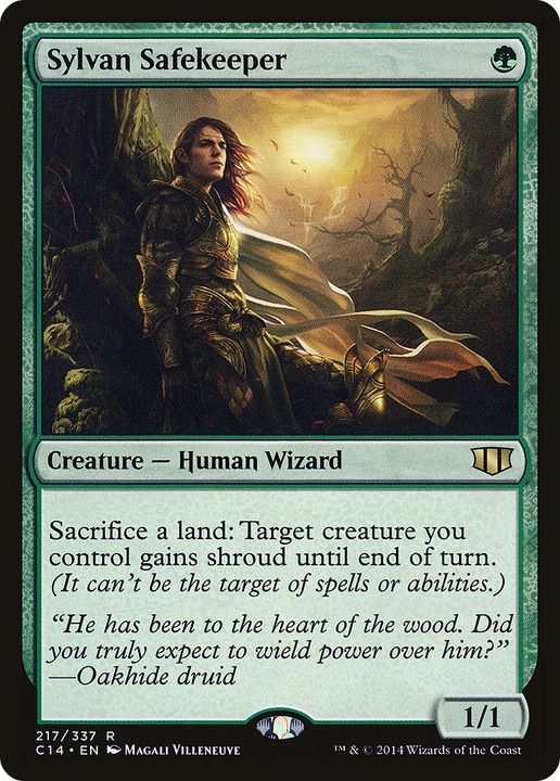 Sylvan Safekeeper in the group Magic the Gathering / Types / Creatures / Wizard at Proxyprinters.com (70739)