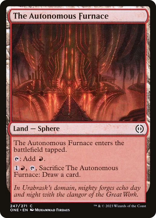 The Autonomous Furnace in the group Magic the Gathering / Types / Colors / Colorless at Proxyprinters.com (70745)